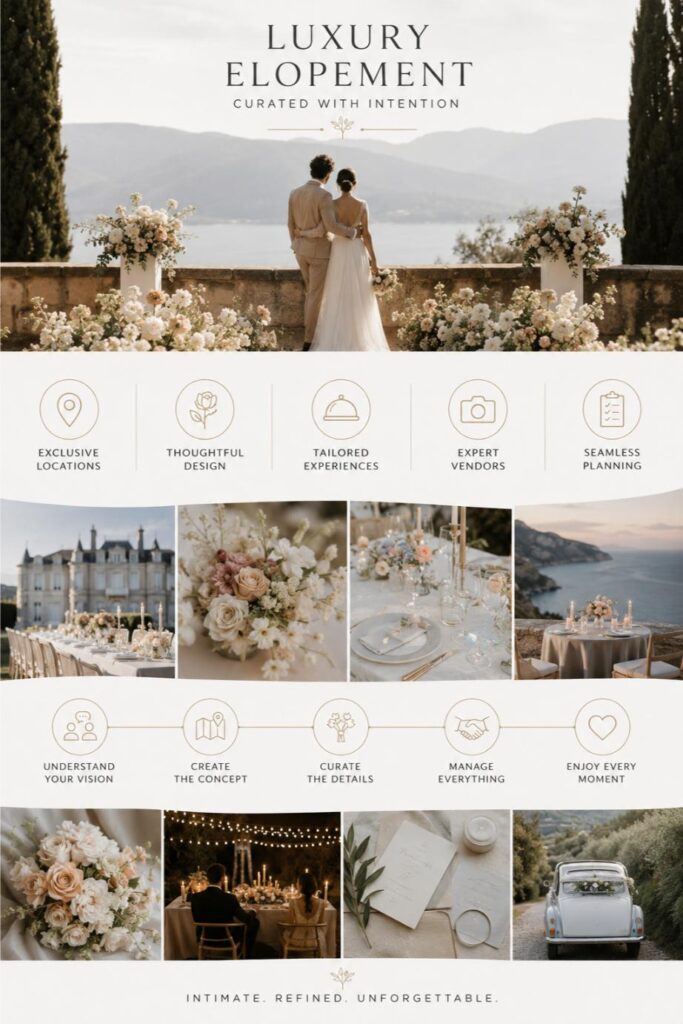 luxury elopement